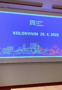 Kolokvium Krajina Sídla Památky 2022